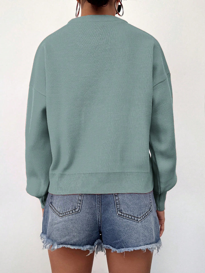 Pulover SHEIN, verde