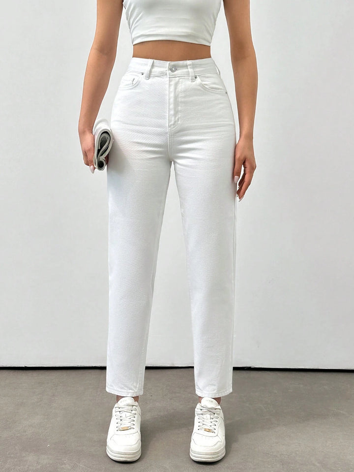 Jeans SHEIN, alb