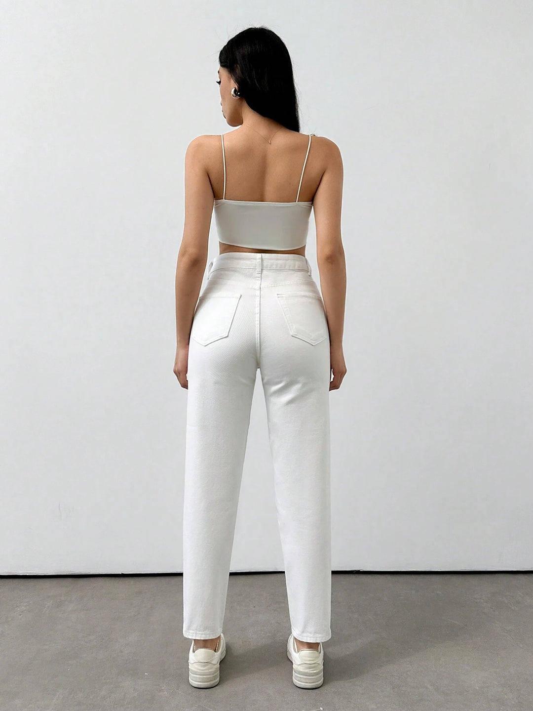 Jeans SHEIN, alb