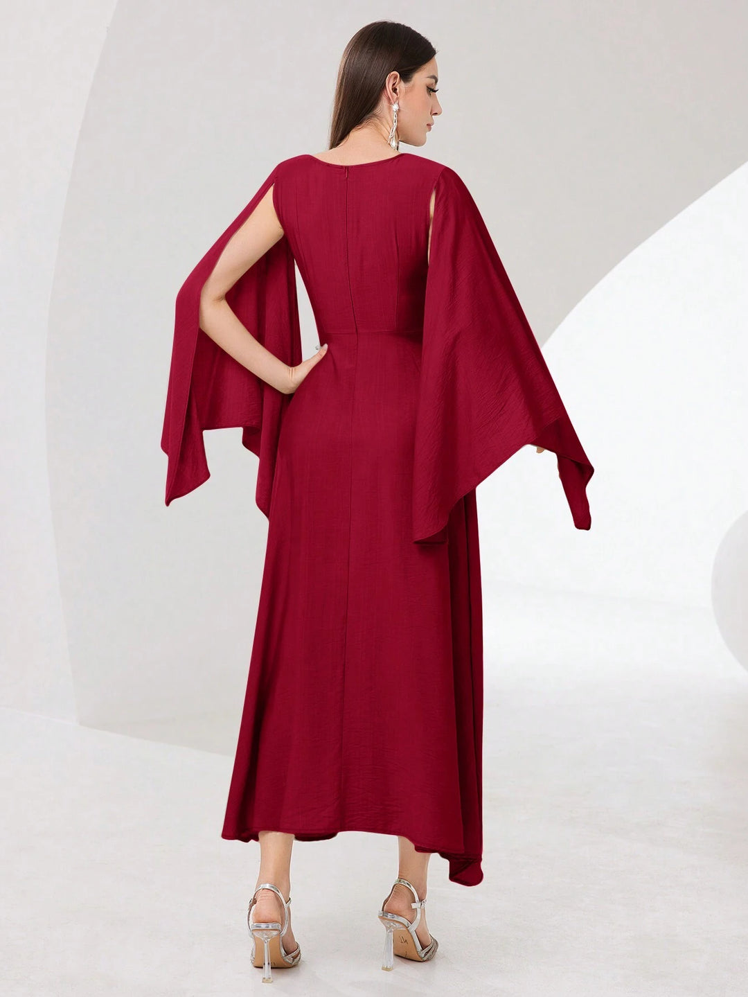 SHEIN maxi ruha, piros