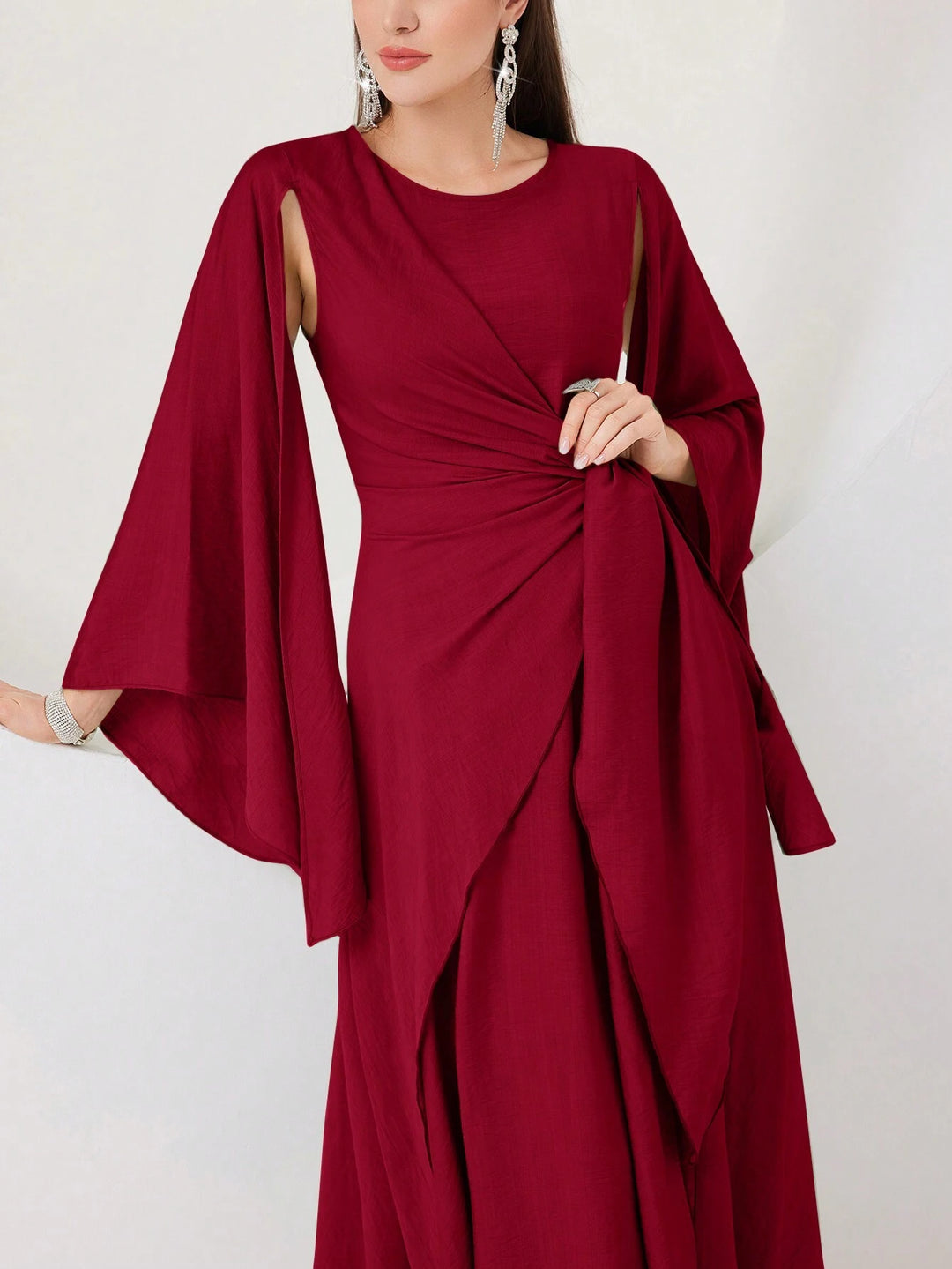 SHEIN maxi ruha, piros
