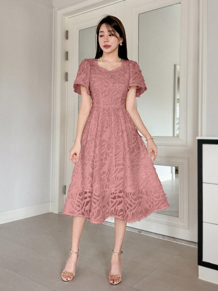 Rochie midi SHEIN, roz