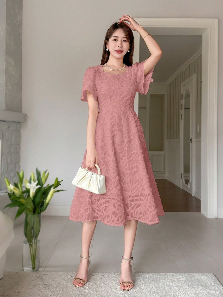 Rochie midi SHEIN, roz