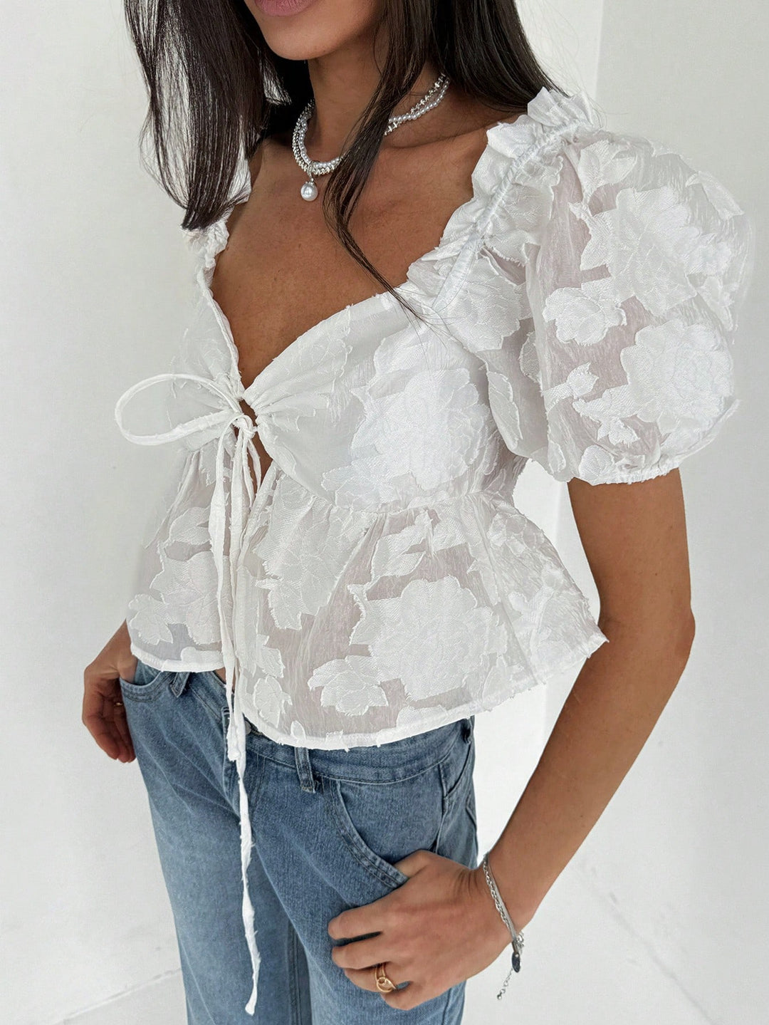 Bluza SHEIN, alb