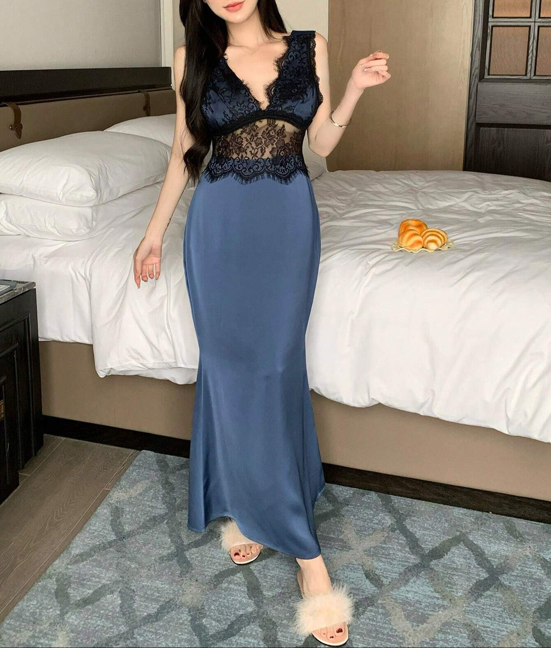 Rochie de noapte Dazy by Shein, albastru