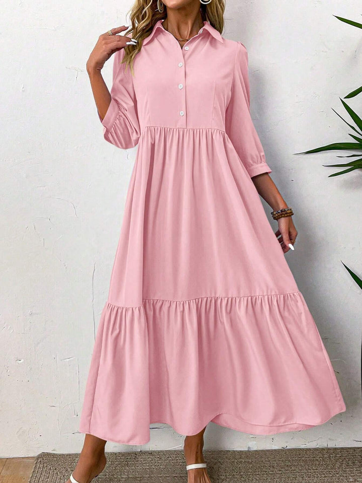 Rochie maxi SHEIN, roz