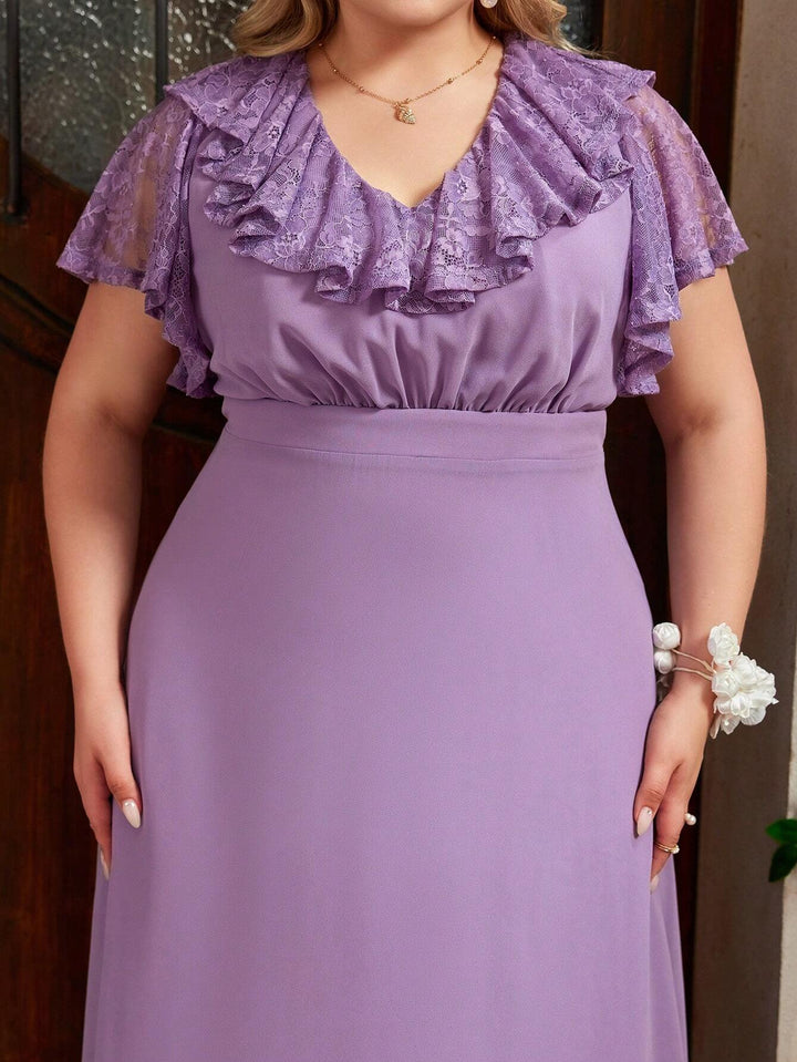 SHEIN maxi ruha, lila