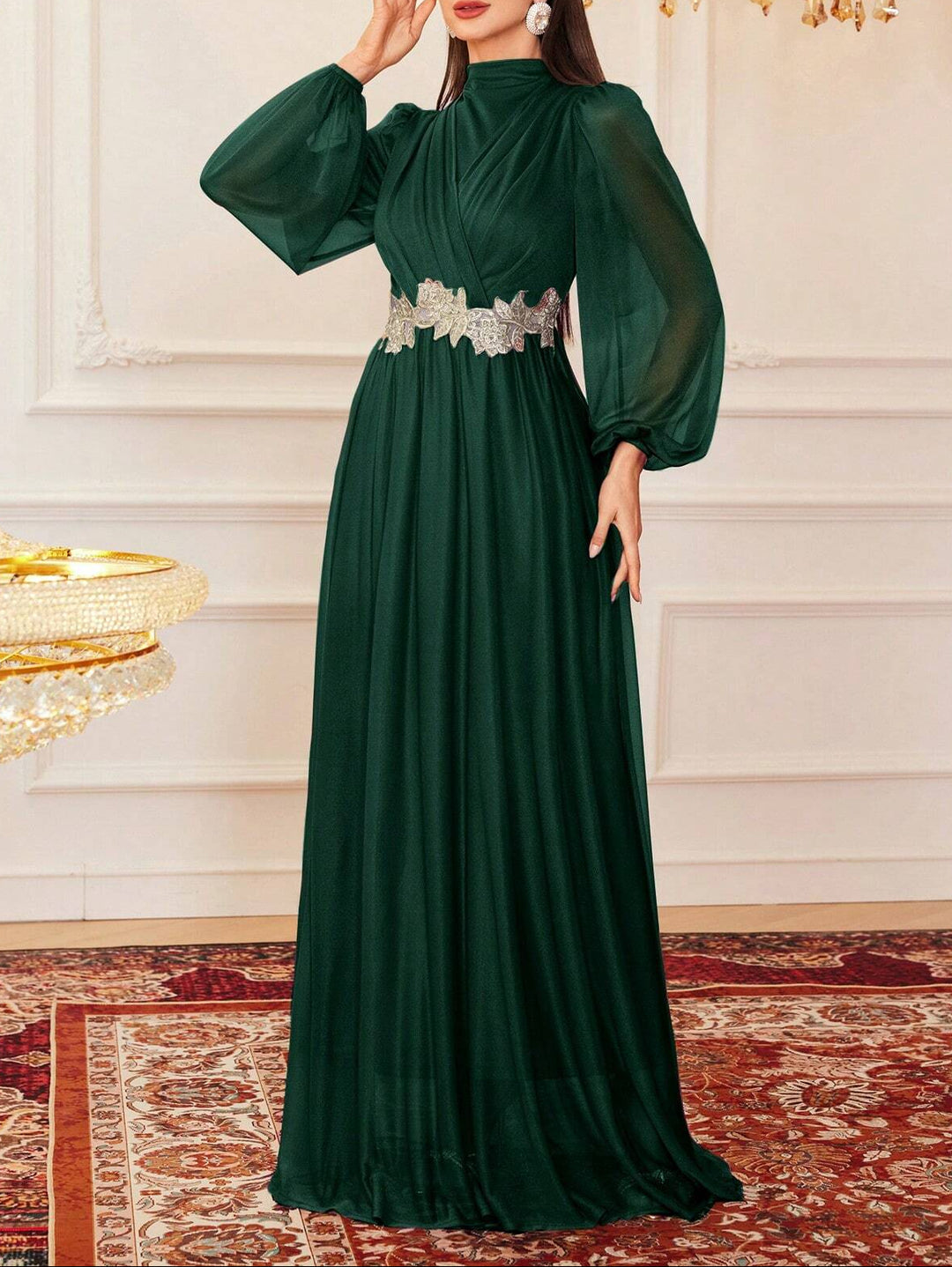 Rochie de ocazie SHEIN, verde