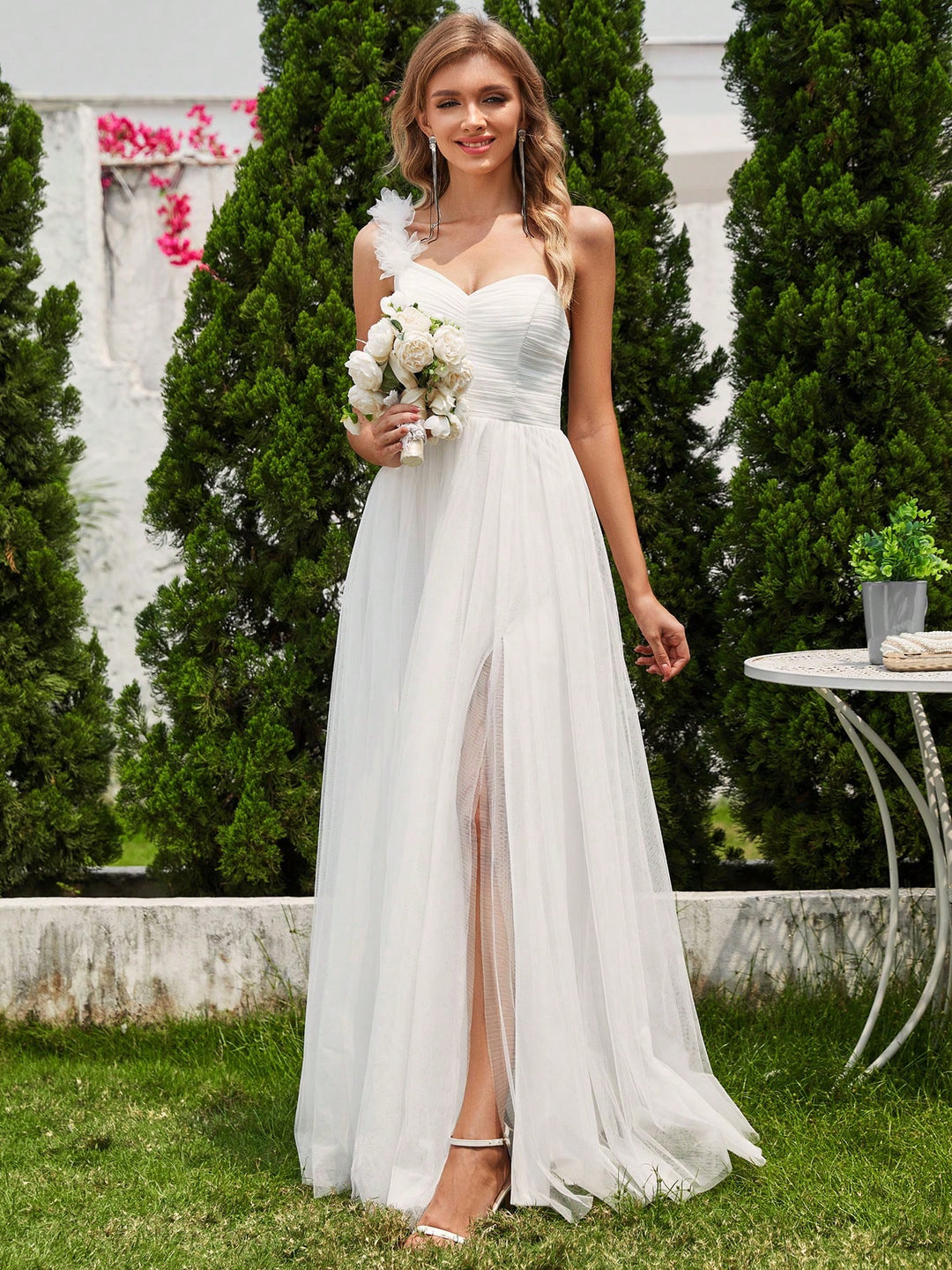 Rochie de mireasă SHEIN, alb