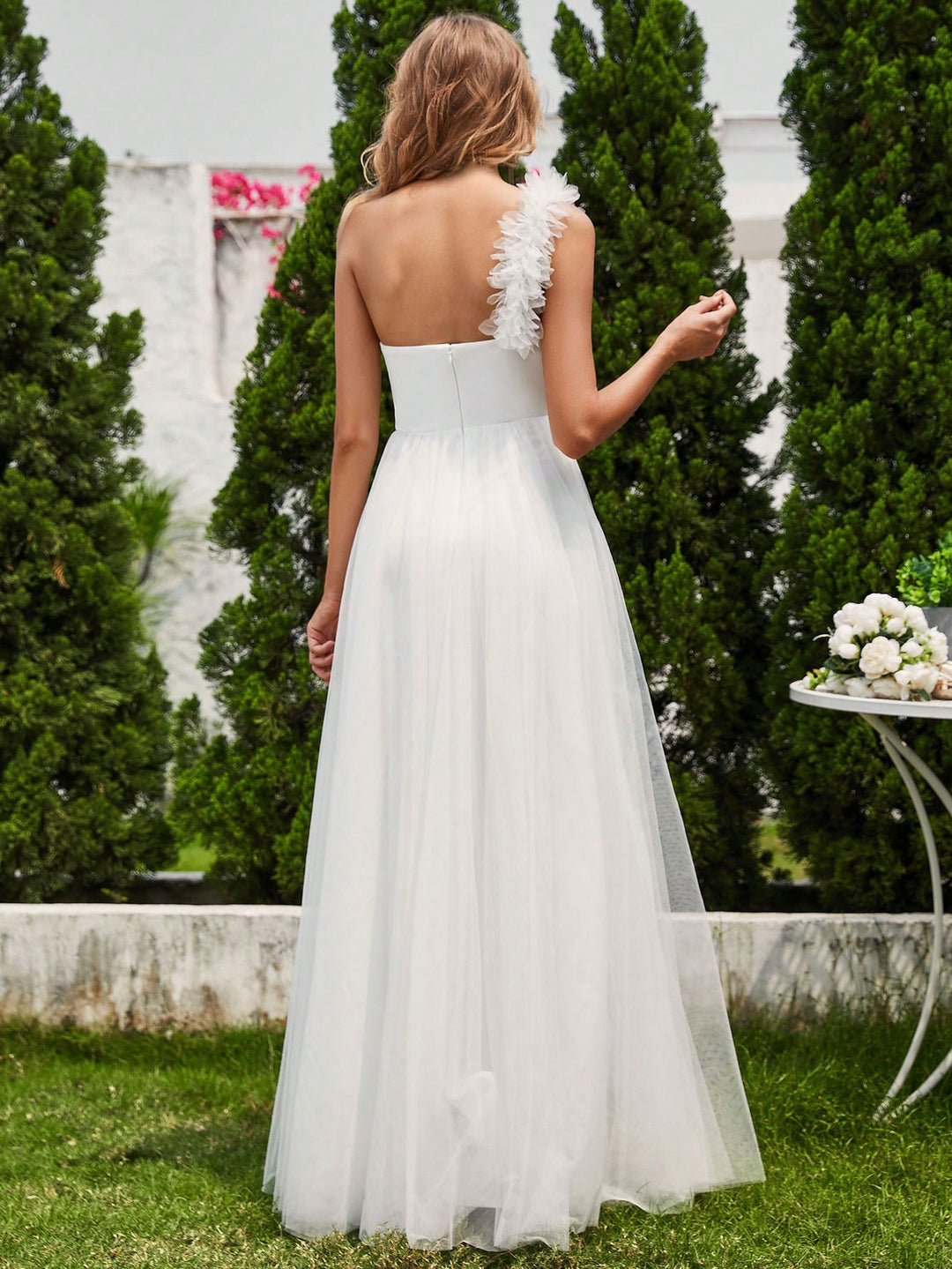 Rochie de mireasă SHEIN, alb