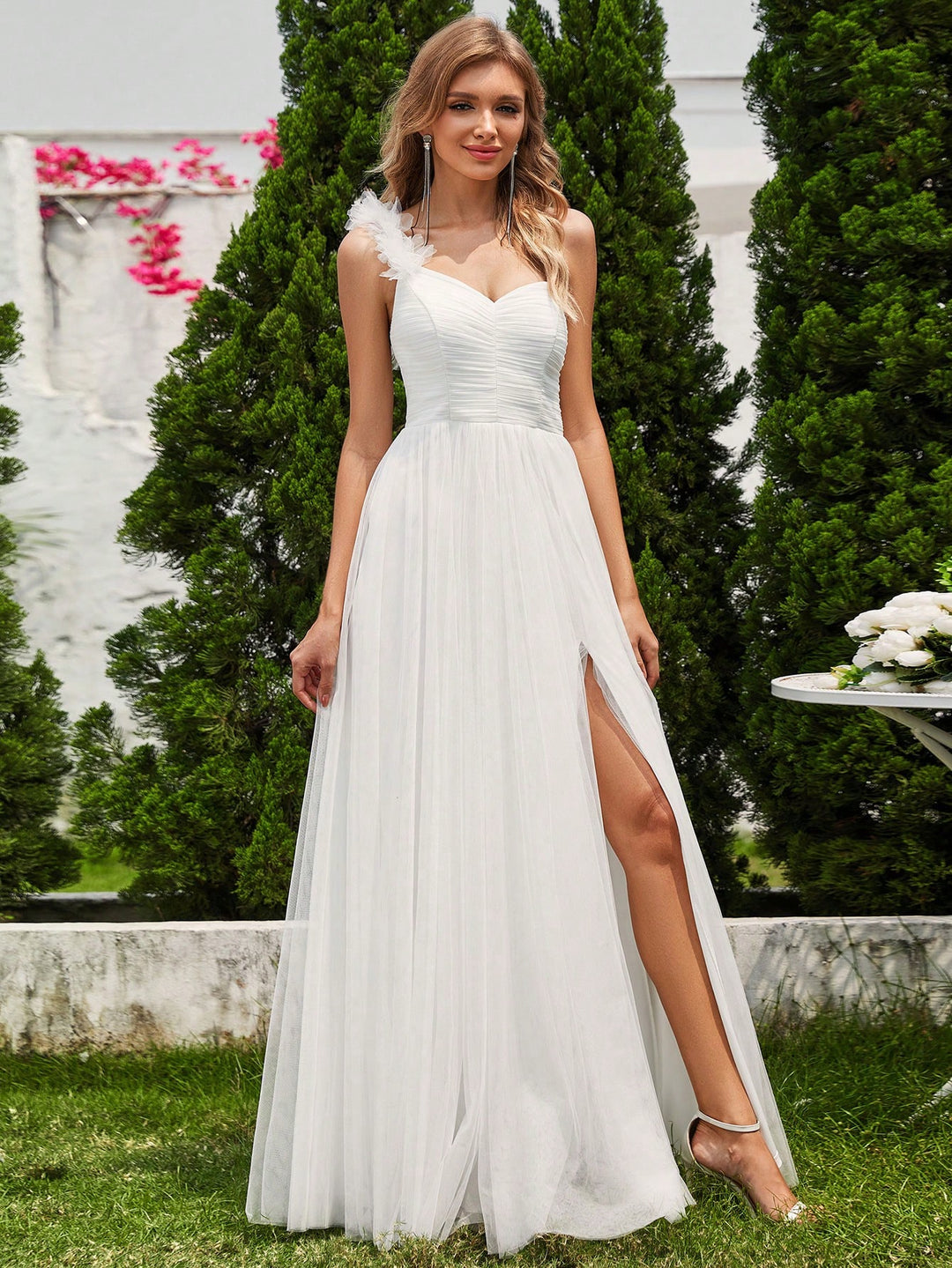 Rochie de mireasă SHEIN, alb