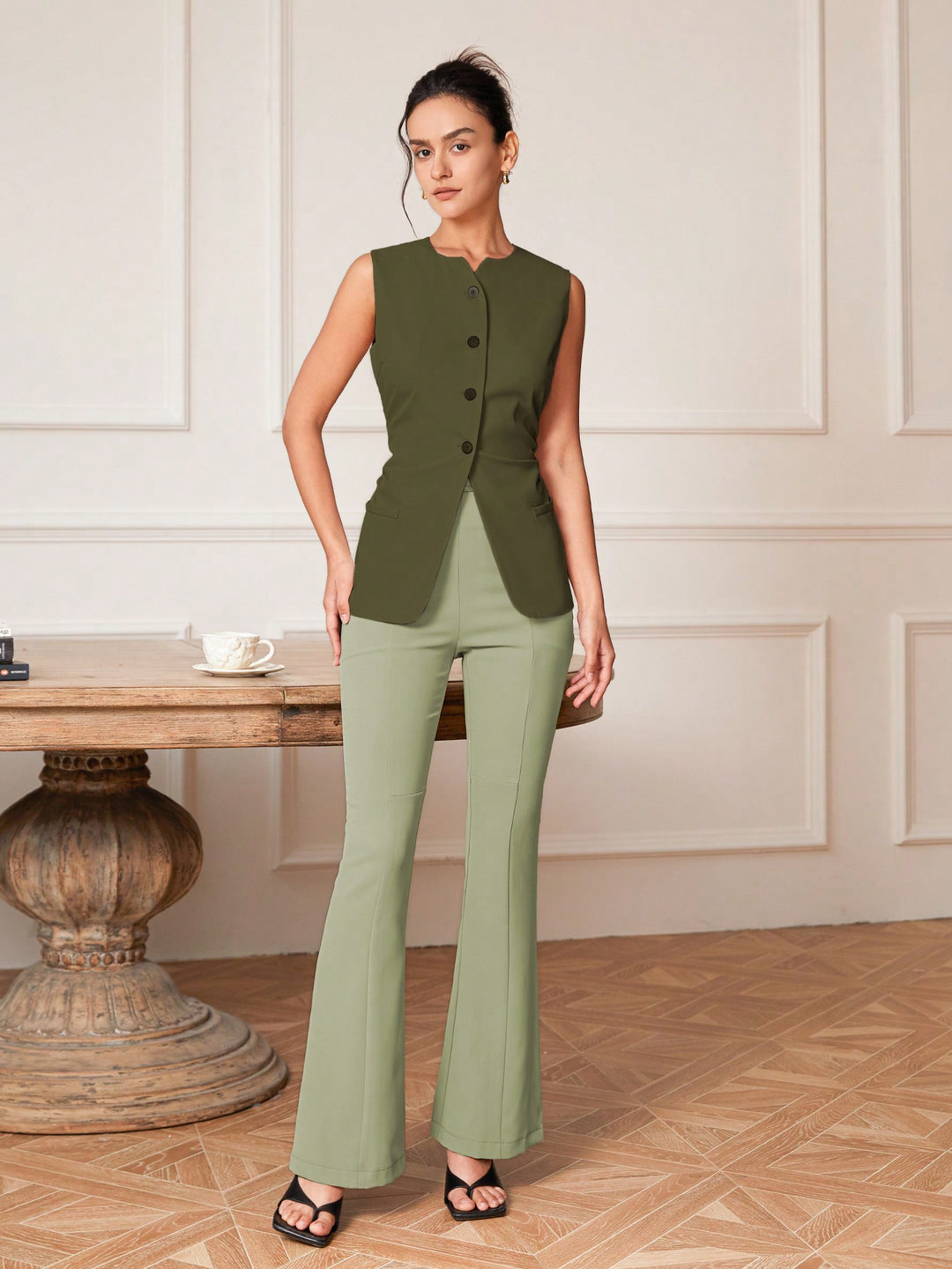 Sacou SHEIN, verde