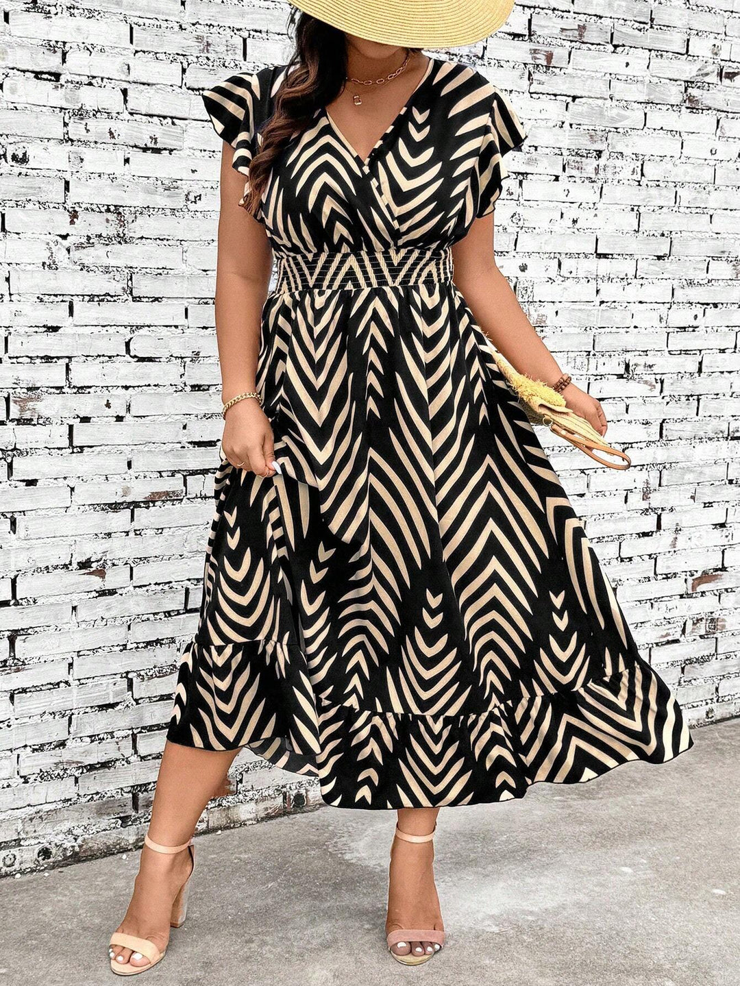 Rochie maxi SHEIN, mix culori