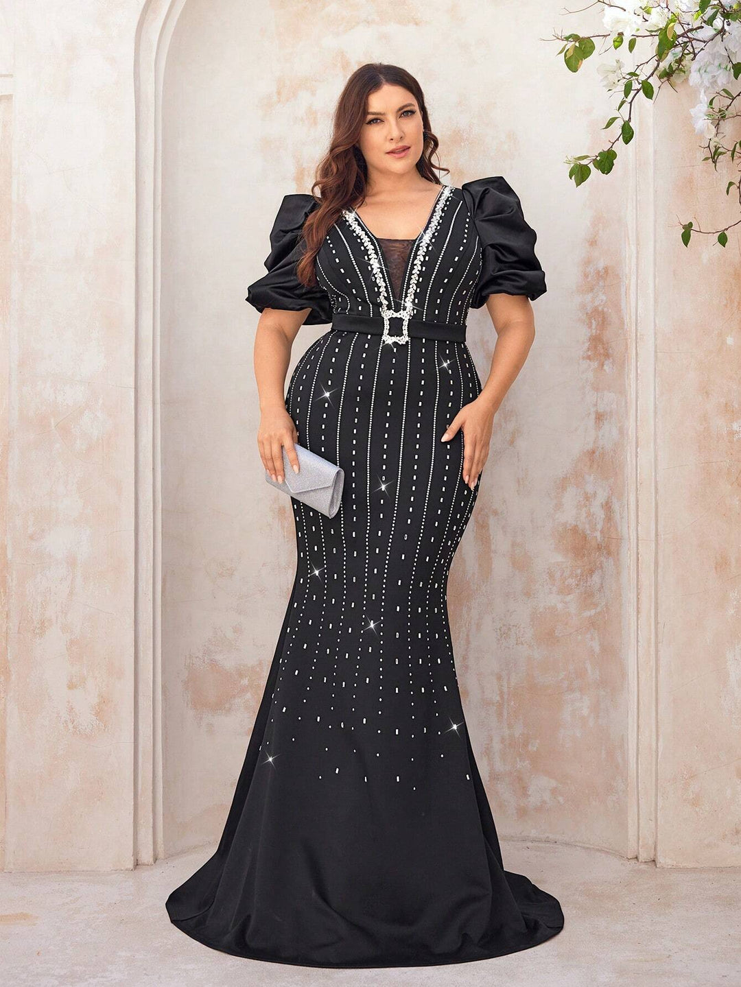 Rochie de ocazie SHEIN, negru