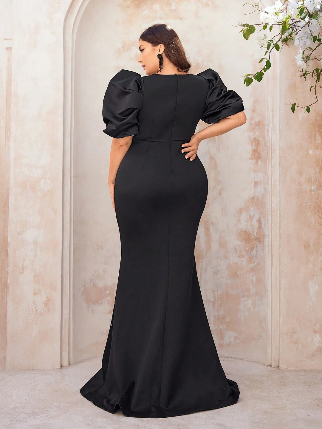 Rochie de ocazie SHEIN, negru