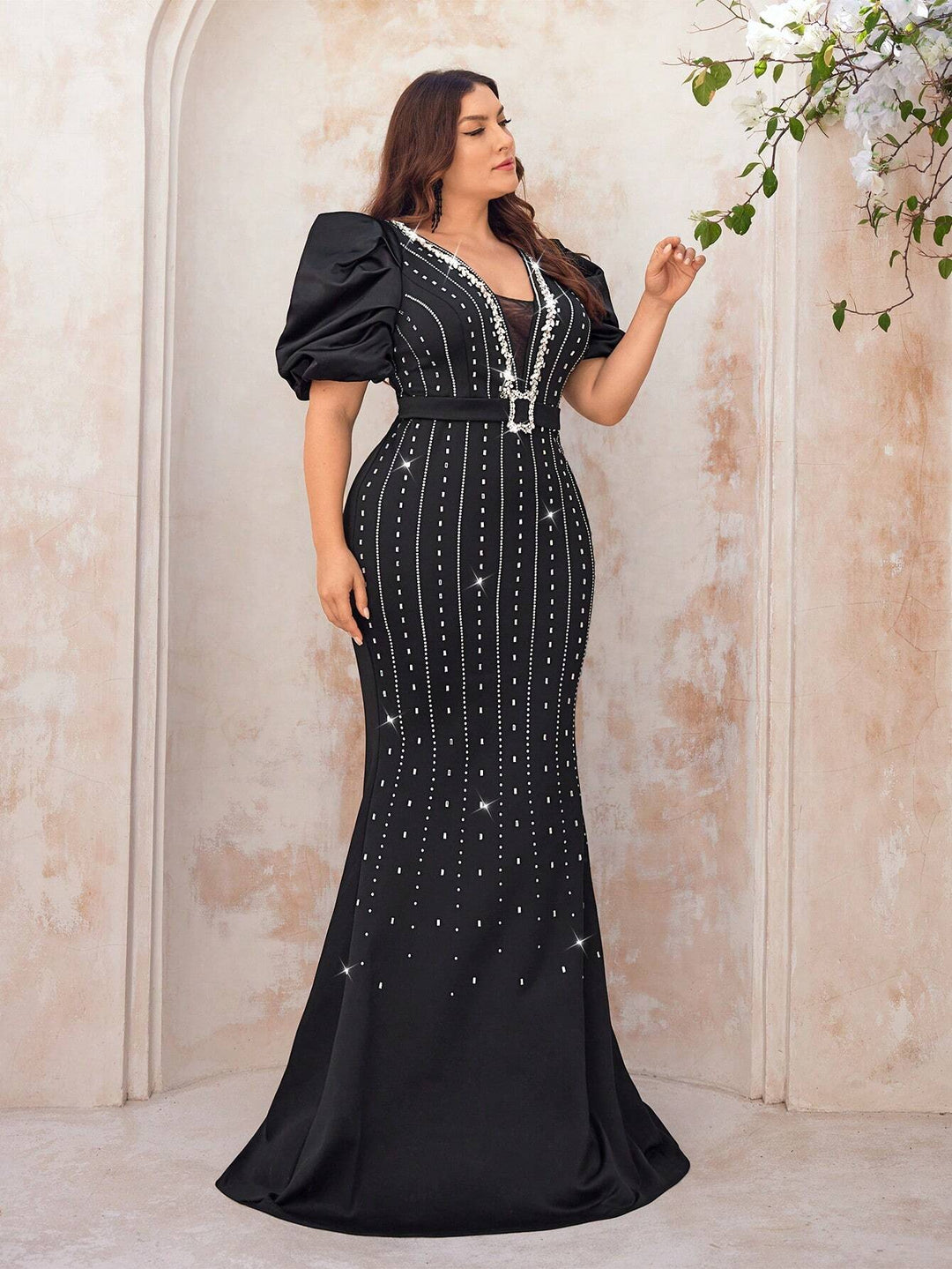 Rochie de ocazie SHEIN, negru