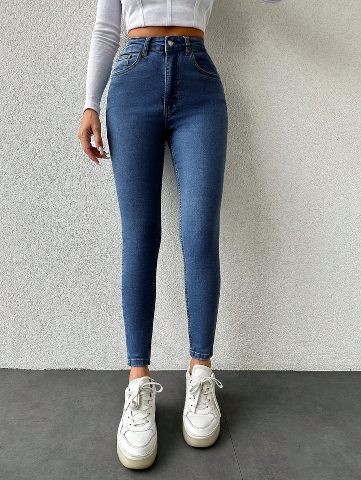 Jeans SHEIN, albastru