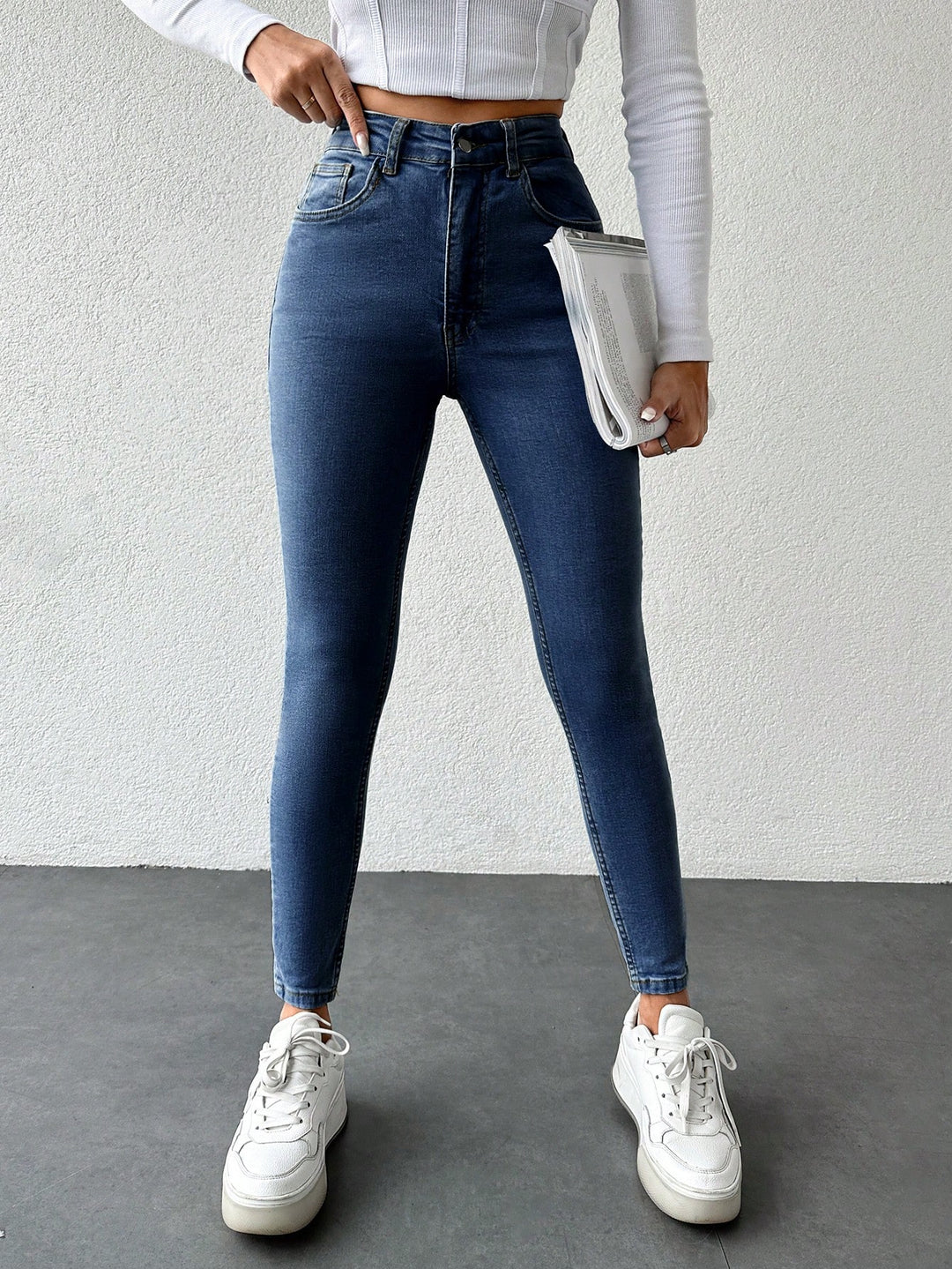 Jeans SHEIN, albastru