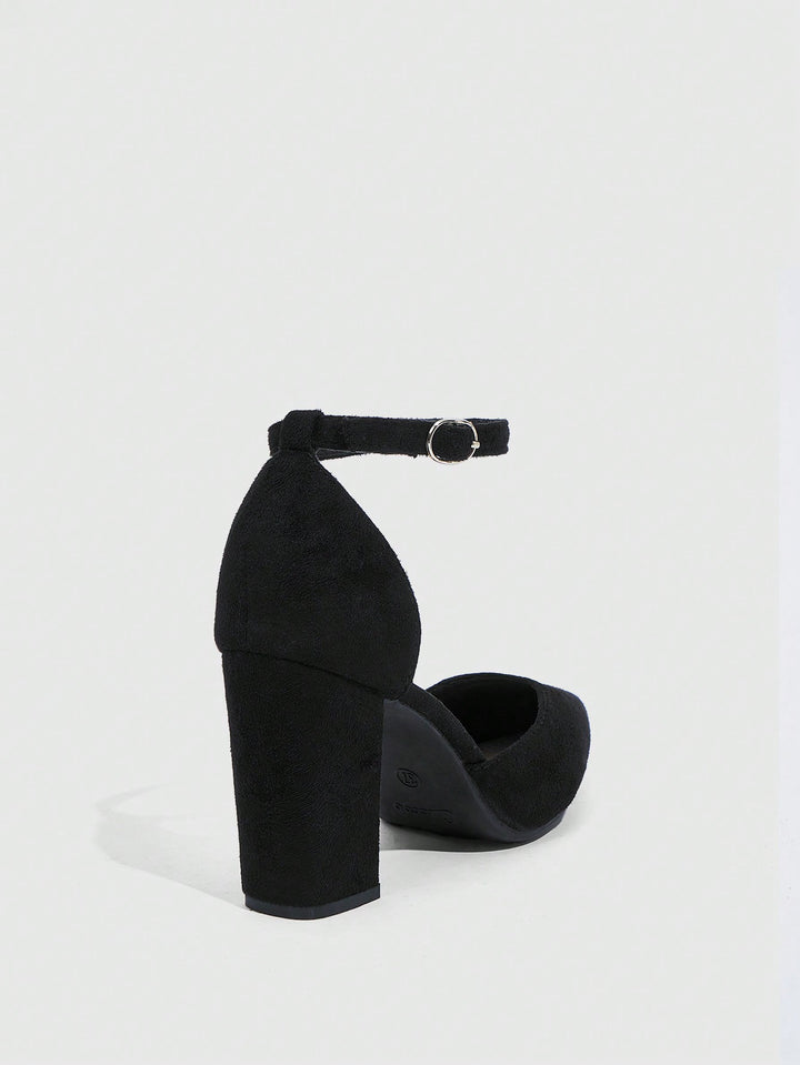 Pantofi cu toc SHEIN, negru