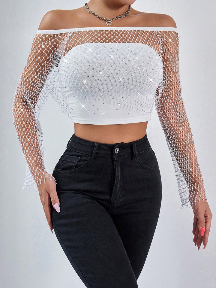 Top SHEIN, alb