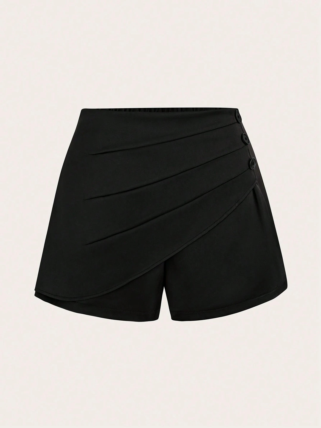 Pantaloni scurți Shein Curve+, negru