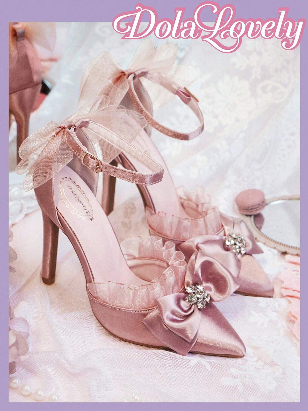 Pantofi cu toc SHEIN, roz