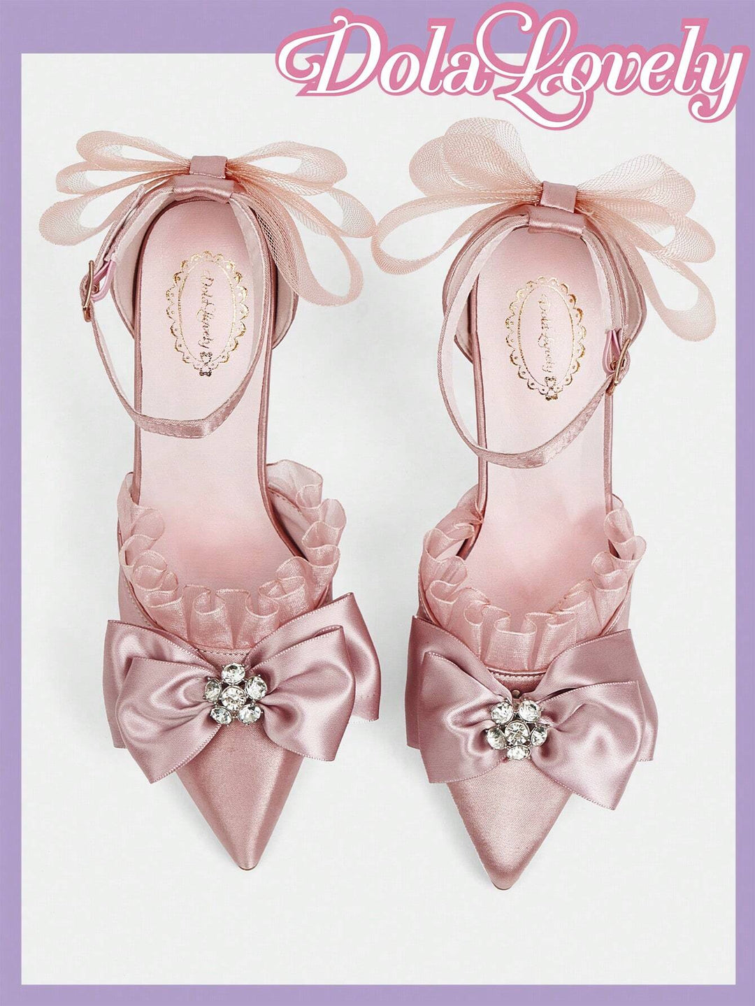 Pantofi cu toc SHEIN, roz