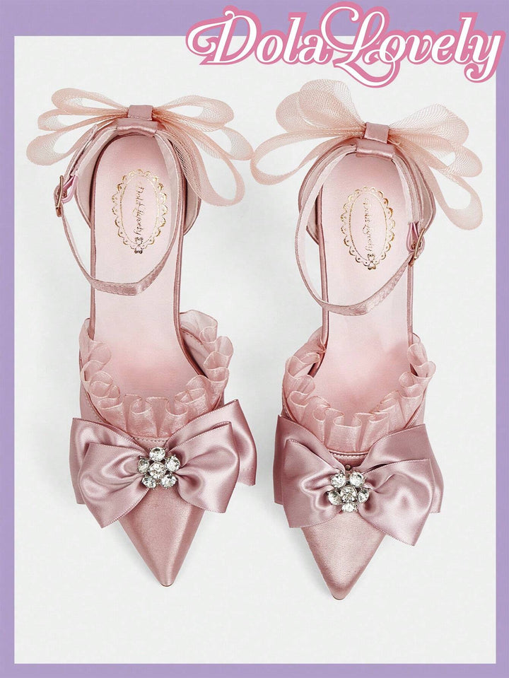 Pantofi cu toc SHEIN, roz