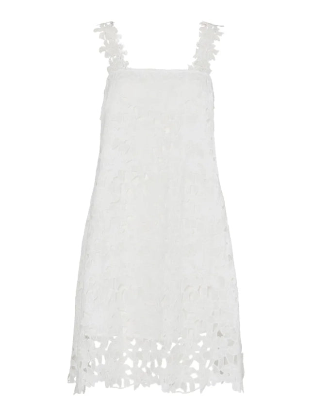 Rochie PIECES, alb