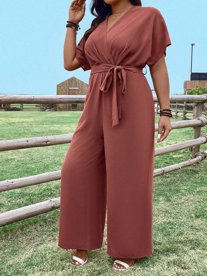 Shein Curve+ hosszú kertésznadrág, rózsaszín
