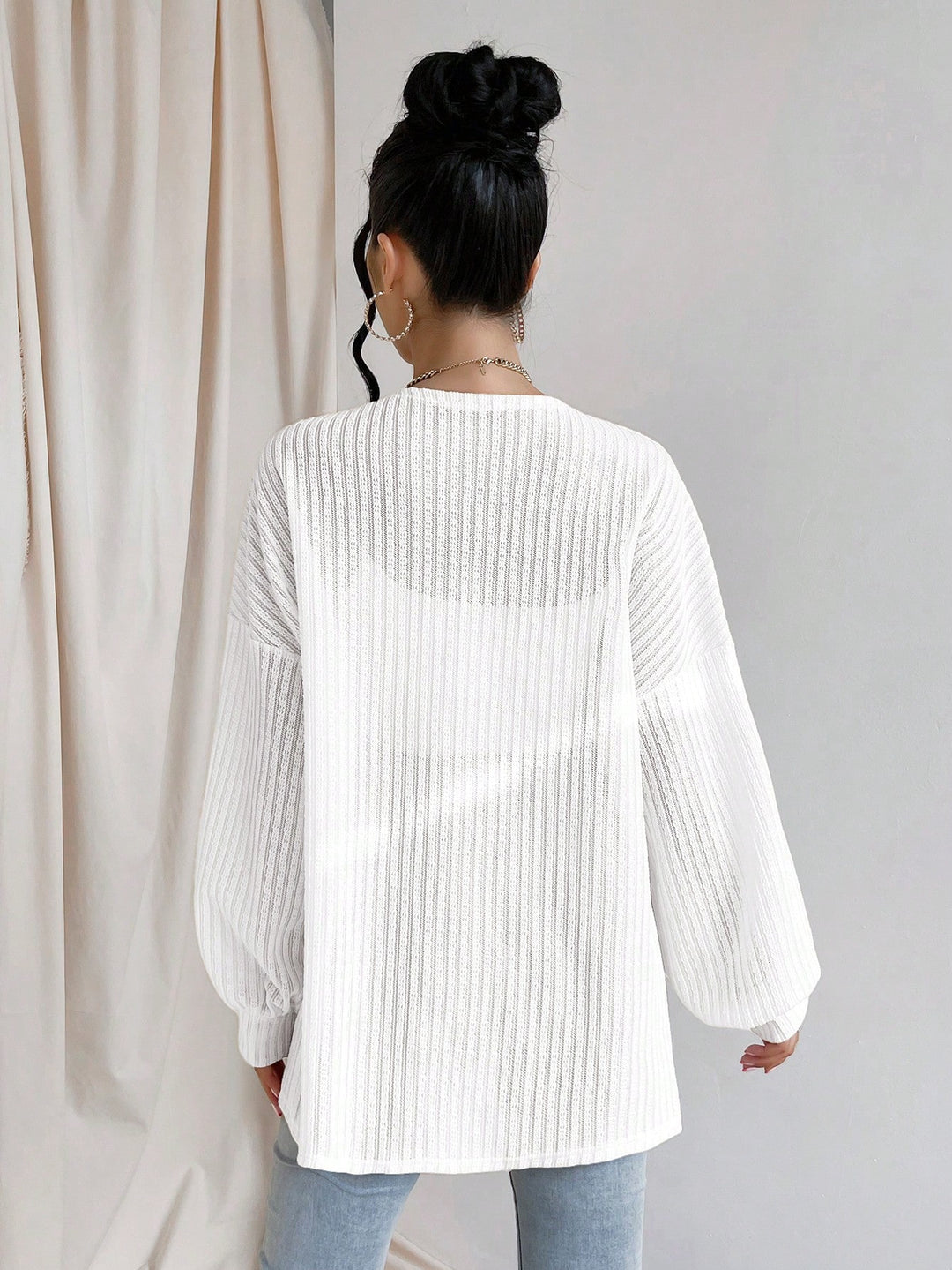 SHEIN Jacket, White