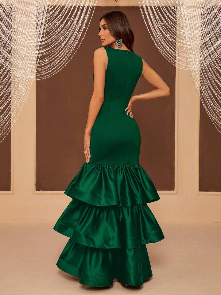 Rochie de ocazie SHEIN, verde
