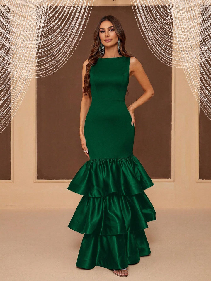 Rochie de ocazie SHEIN, verde