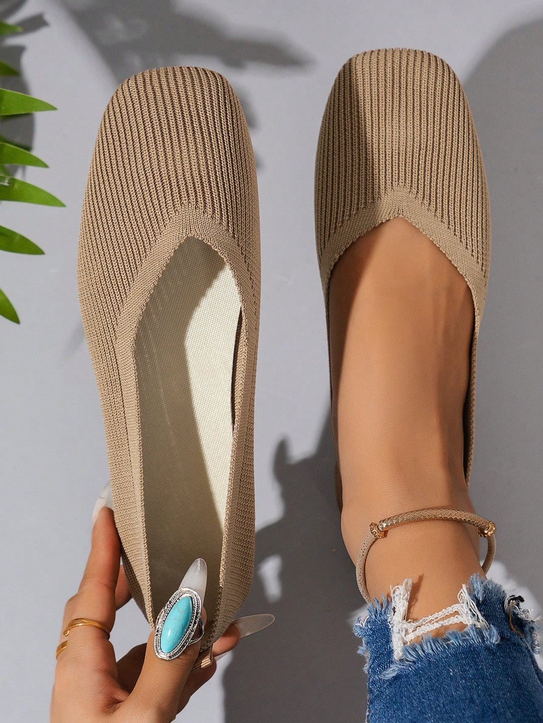Balerini SHEIN, kaki
