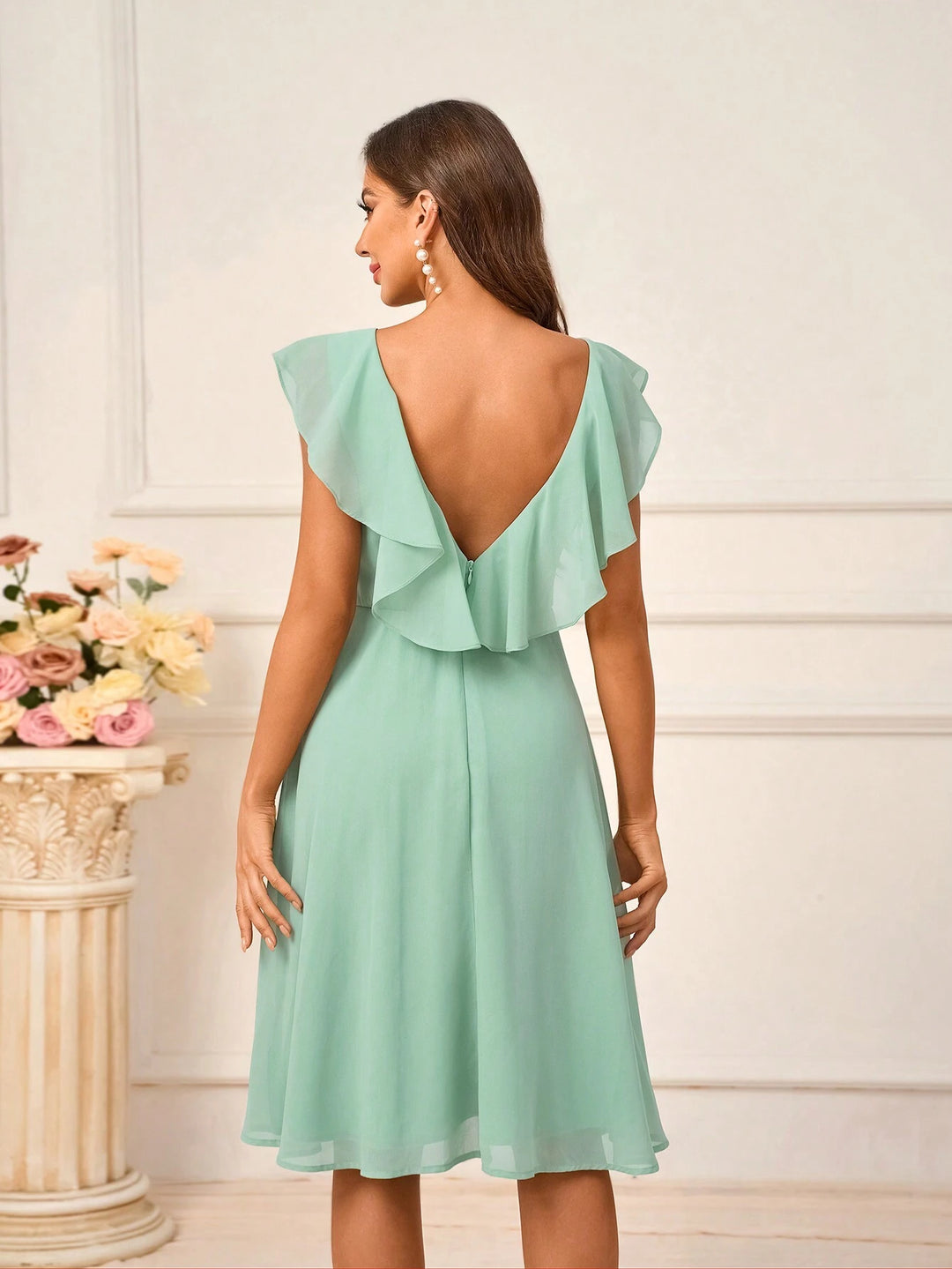 SHEIN mini ruha, zöld