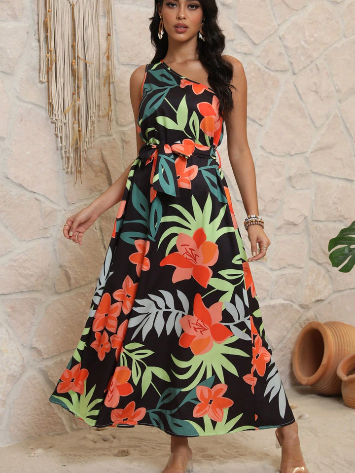 Rochie maxi SHEIN, mix culori