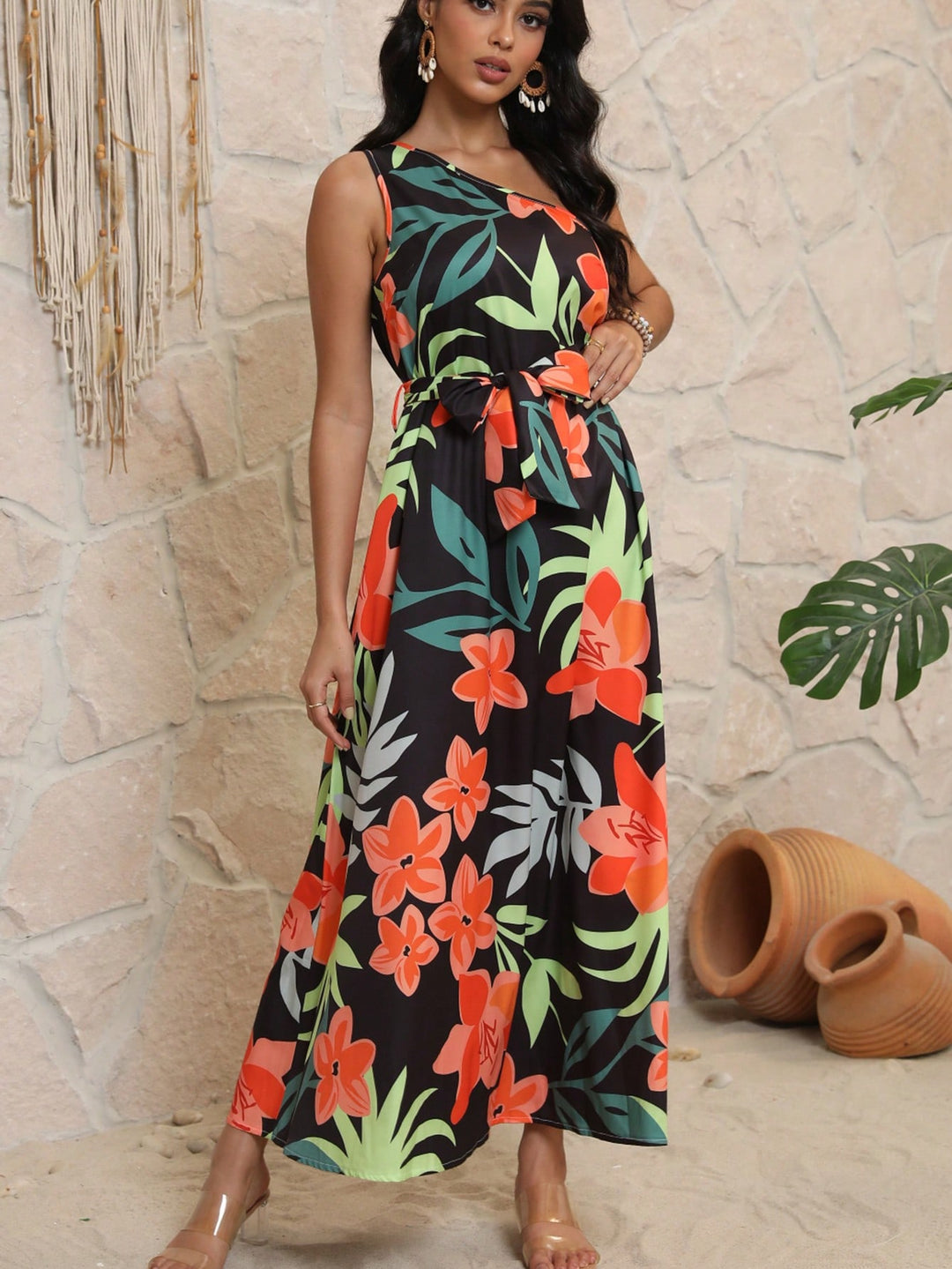Rochie maxi SHEIN, mix culori