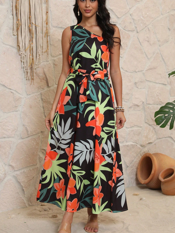Rochie maxi SHEIN, mix culori