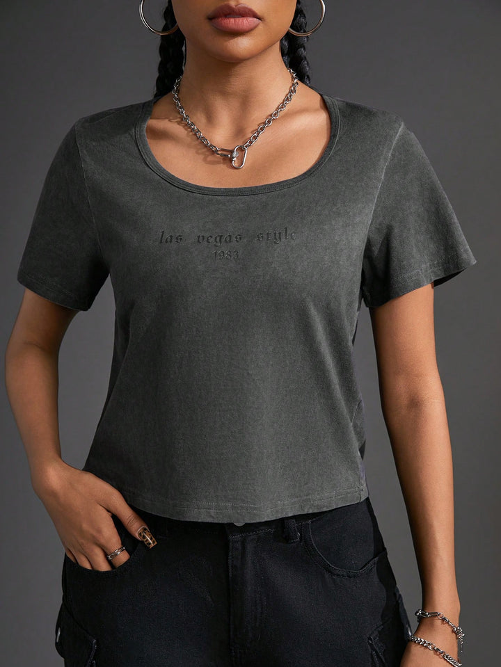 Tricou Shein, gri