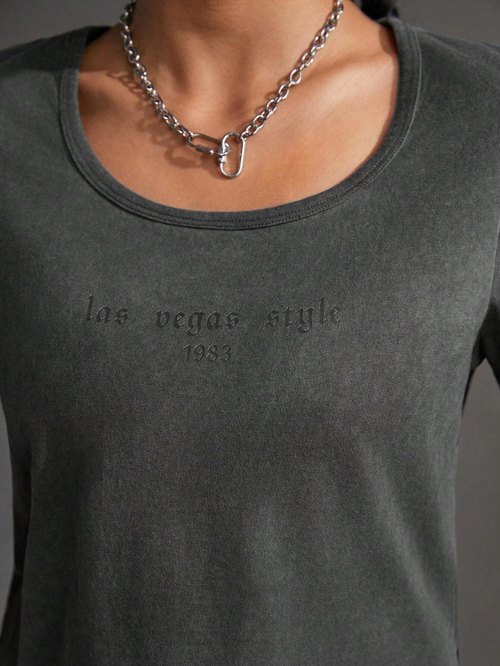 Tricou Shein, gri