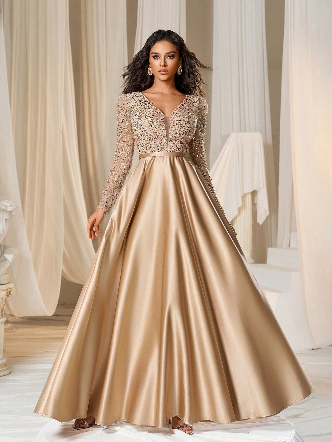 Rochie SHEIN, auriu