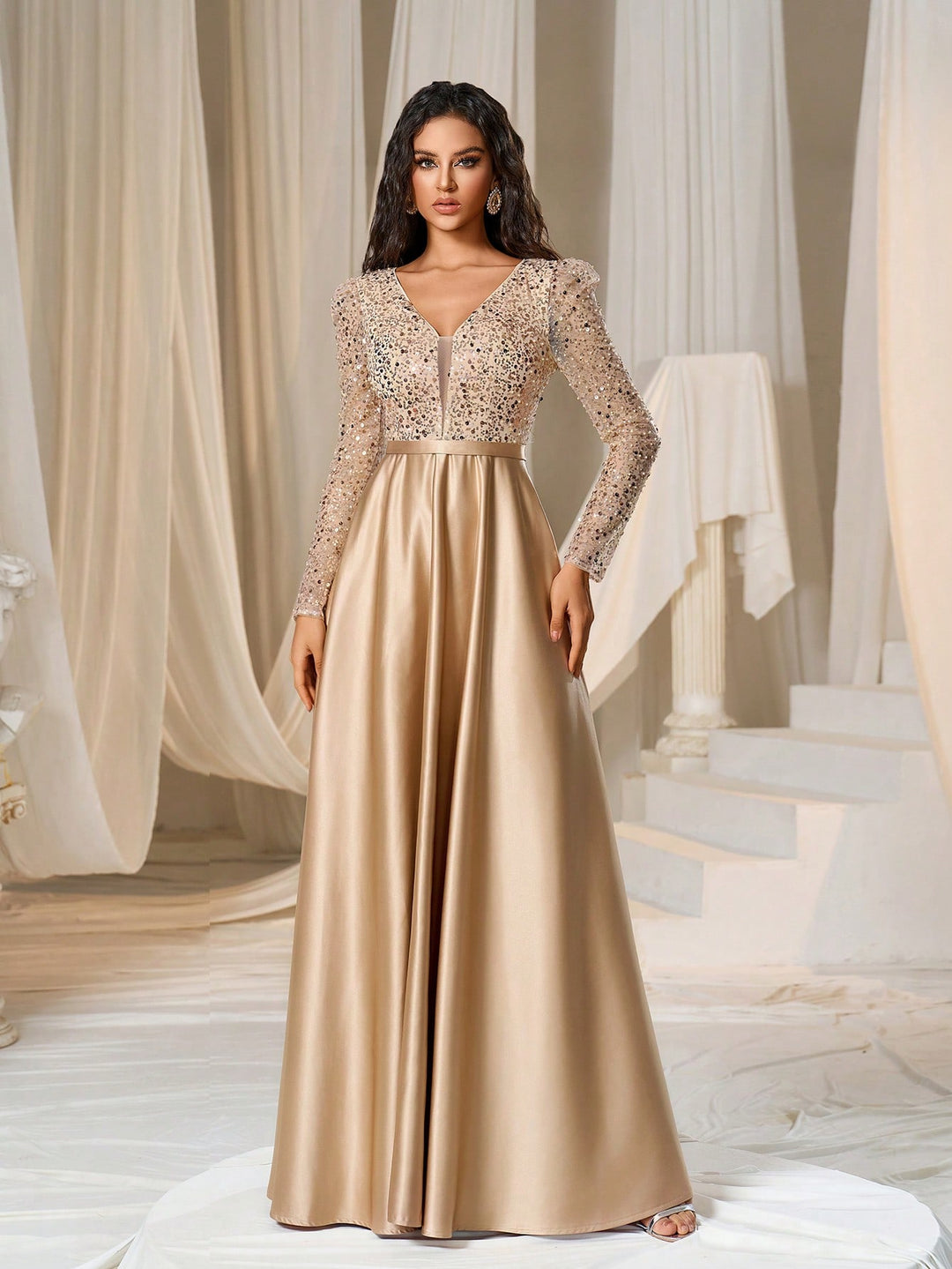 Rochie SHEIN, auriu
