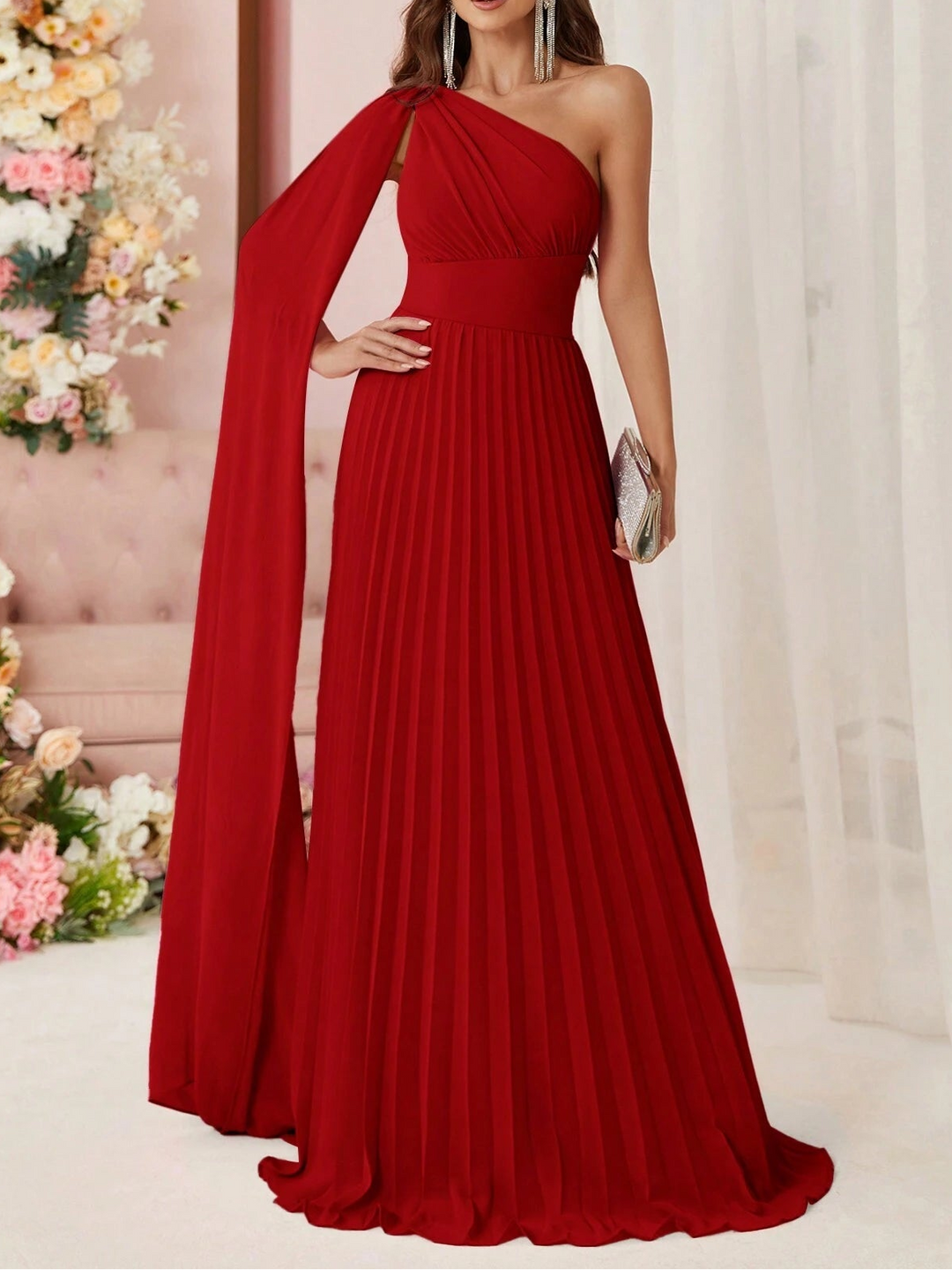 Rochie maxi SHEIN, roșu