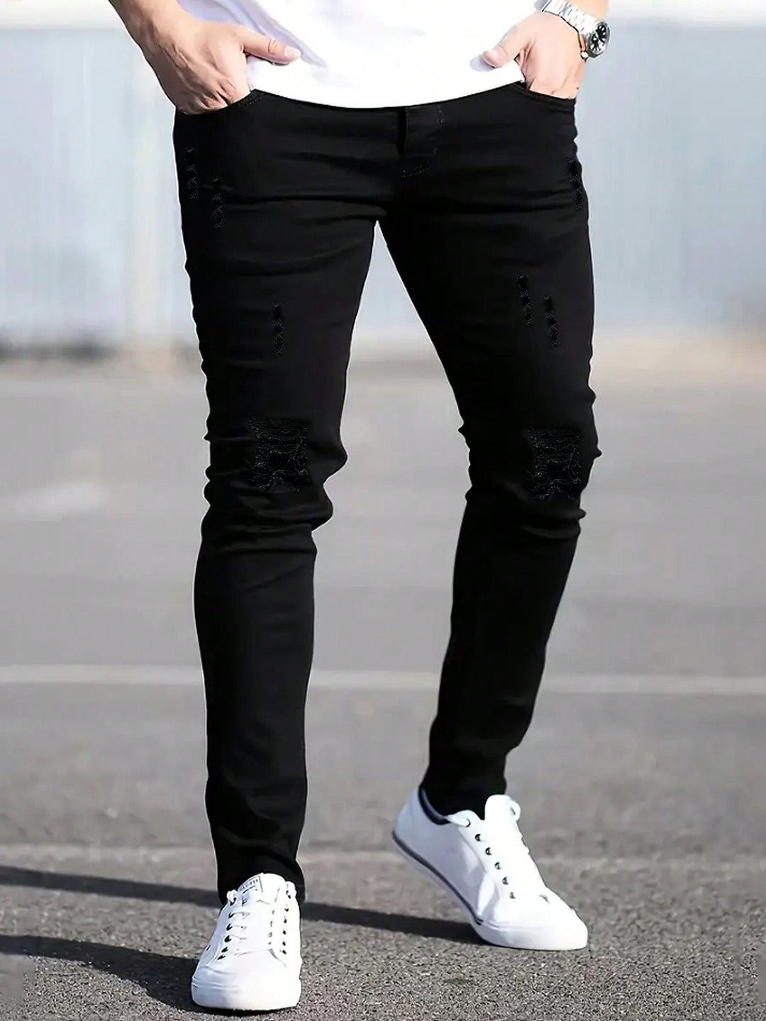 Jeans SHEIN, negru