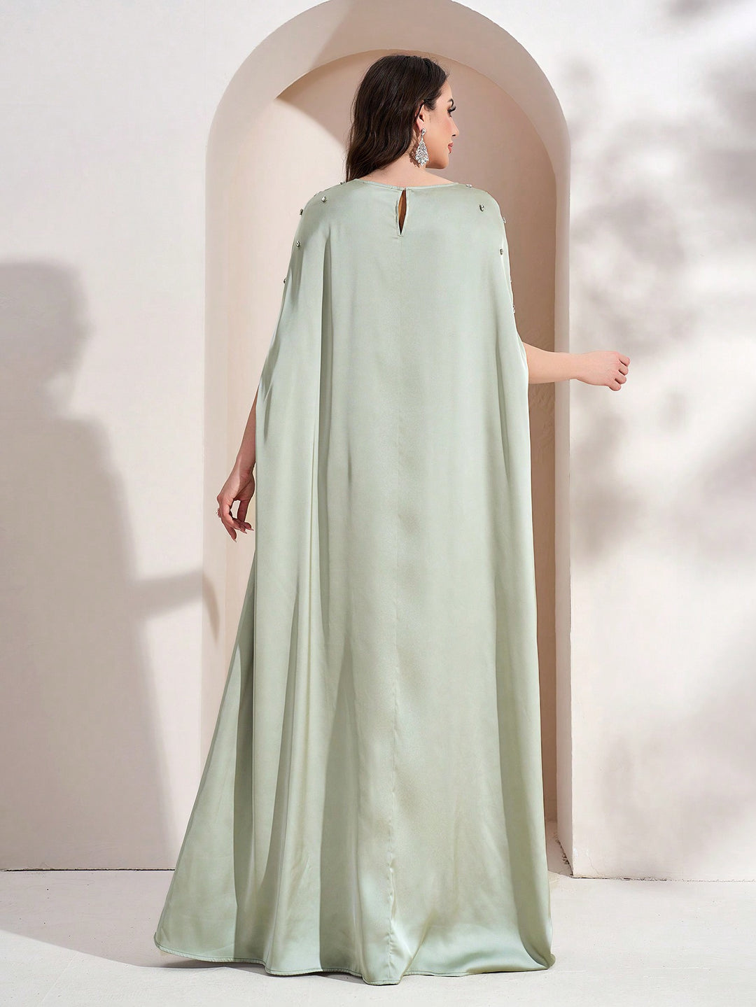 SHEIN zöld maxi ruha