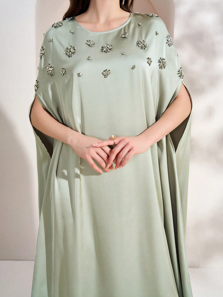 Rochie maxi SHEIN, verde