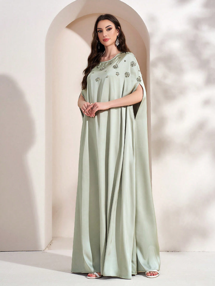 SHEIN zöld maxi ruha