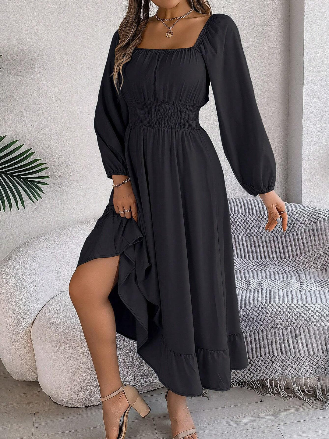 Rochie maxi SHEIN, negru