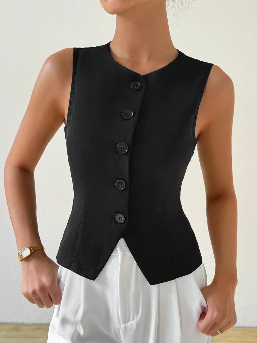 Vestă SHEIN, negru