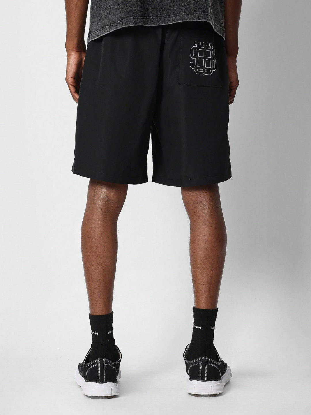 Pantaloni scurți SHEIN, negru